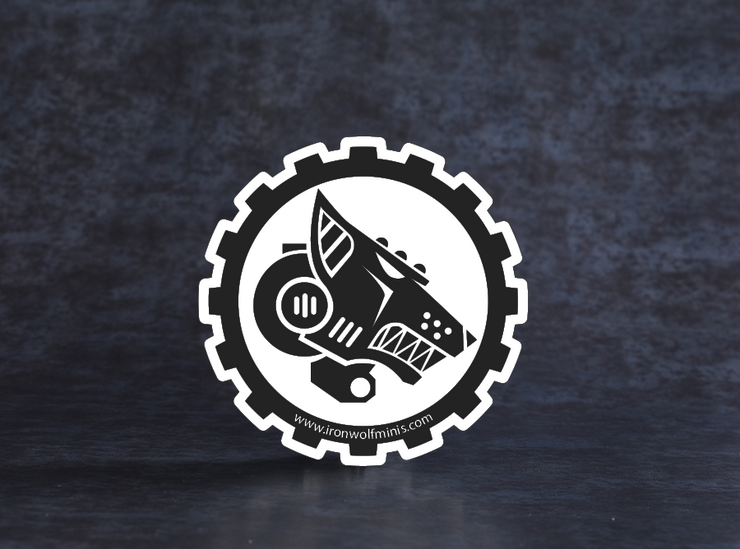 "Iron Wolf" Vinyl Sticker