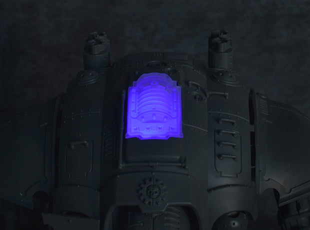 Plasma Coil Carapace Hatch (Frosted Clear)
